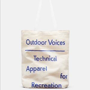 Outdoor Voices Canvas Tote Bag